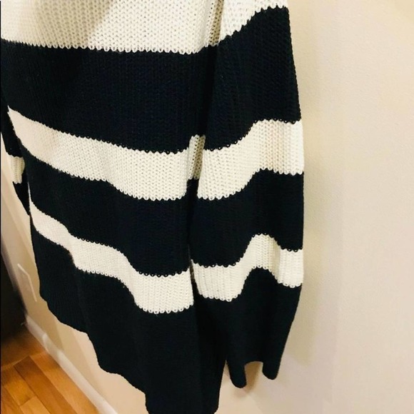 Sanctuary Off The Shoulder Sweater Striped Large - Picture 4 of 13